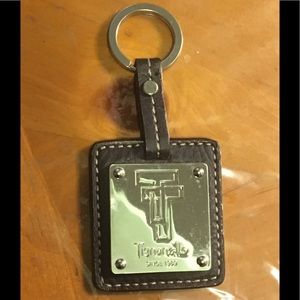 Tignanello Leather Keychain